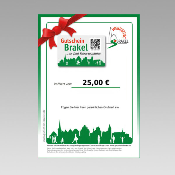 Brakel Gutschein Download
